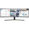 Samsung - 49" CJ890 Super Ultra-Wide Curved Monitor (HDMI)-Front_Standard