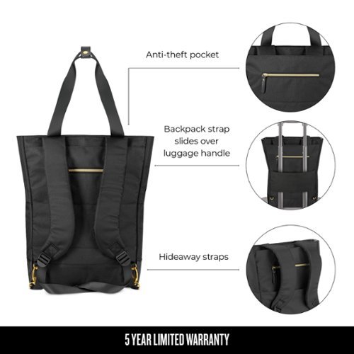 Solo New York Parker Hybrid Tote for 15.6 Laptop - Black HOW TO BUY