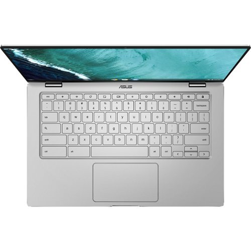 ASUS Flip C434TA 2-in-1 14 Touch-Screen Chromebook - Intel Core m3 - 4GB Memory - 64GB eMMC Flash Memory - Spangle Silver SHOP ONLINE