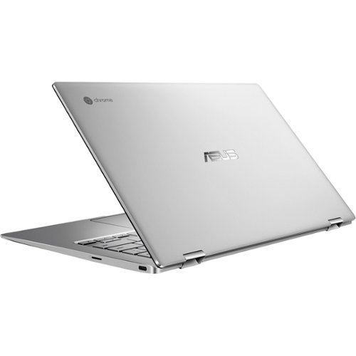 ASUS Flip C434TA 2-in-1 14 Touch-Screen Chromebook - Intel Core m3 - 4GB Memory - 64GB eMMC Flash Memory - Spangle Silver BUY ONLINE