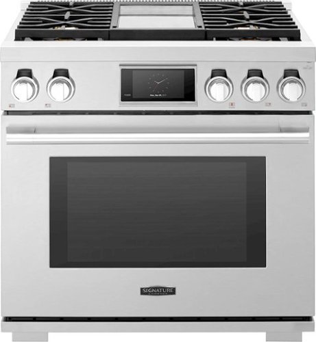 SKS - 6.3 Cu. Ft. Self-Cleaning Freestanding Gas Convection Range - Stainless Steel