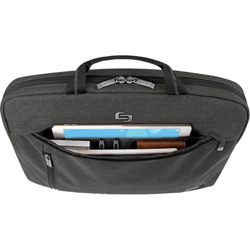 Solo New York Rivington Case for 15.6 Laptop Slim Brief - Gray WHERE TO BUY