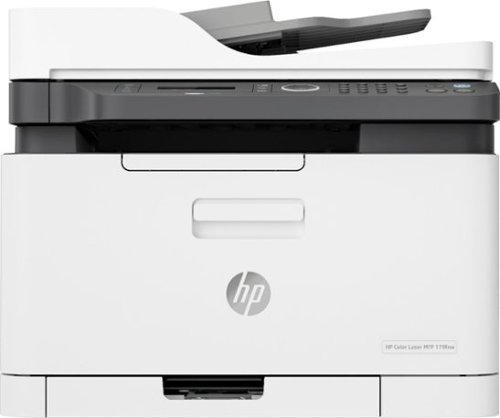 HP - 179fnw Wireless Color All-In-One Laser Printer - White-Front_Standard 