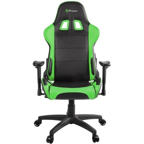 Arozzi - Leather Massage Task Chair - Green-Front_Standard 