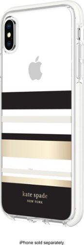  kate spade new york - Defensive Hardshell Case for Apple iPhone XS Max - Park Stripe
