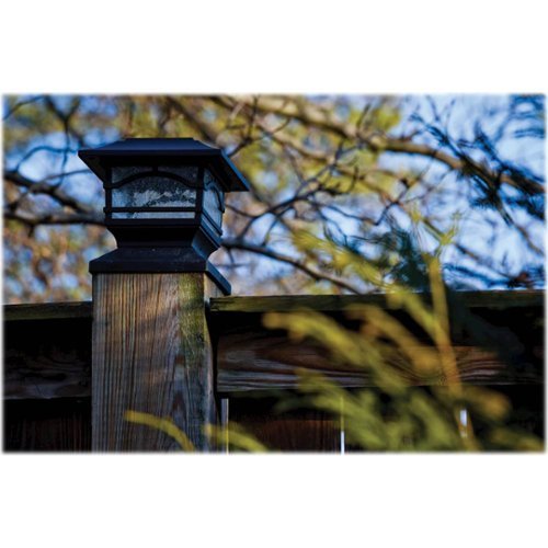 MAXSA Innovations Mission-Style Solar Post Cap and Deck Railing Light (4-Pack) - Black HOW TO BUY