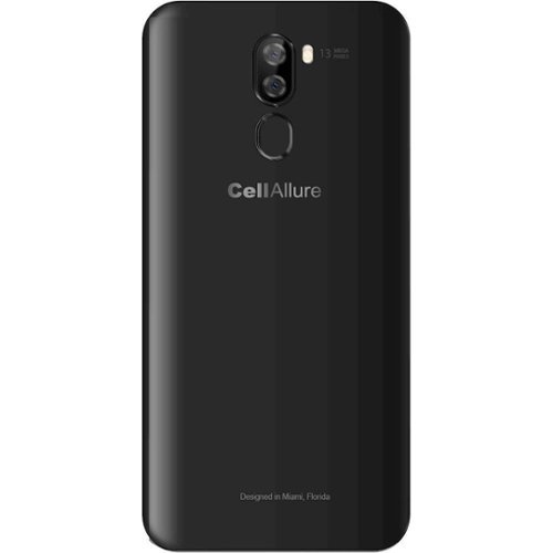 CellAllure - Fashion 2 Plus with 16GB Memory Cell Phone (Unlocked) - Black-Back_Standard 
