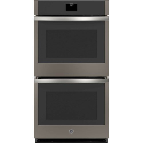 GE - 27" Built-In Double Electric Convection Wall Oven - Slate