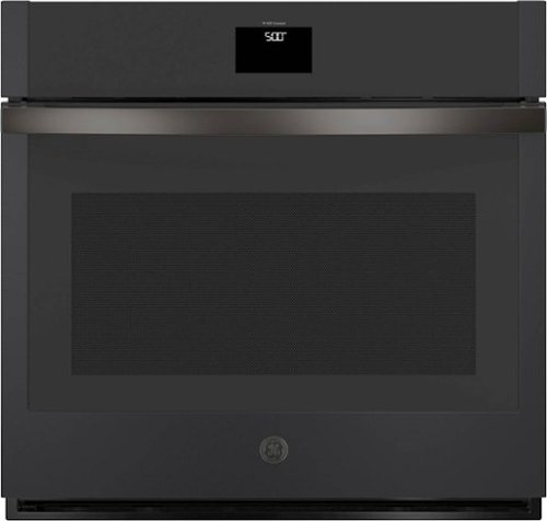 GE - 30" Built-In Single Electric Convection Wall Oven - Black slate