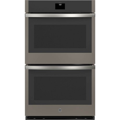 GE - 30" Built-In Double Electric Convection Wall Oven - Slate