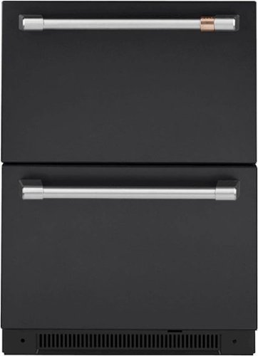 Café - 5.7 Cu. Ft. Dual-Drawer Refrigerator - Matte Black