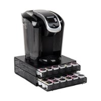 Mind Reader - 72 K-Cup Single Serve Coffee Pods Double Tray - Black