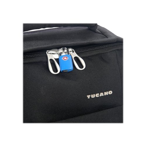 TUCANO Travel Backpack for 15 Laptop - Black WORLDWIDE DELIVERY