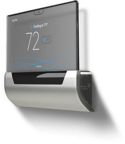 Johnson Controls GLAS Smart Programmable Touch-Screen Wi-Fi Thermostat - Gray WORLDWIDE DELIVERY