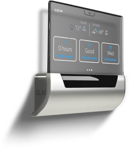 Johnson Controls GLAS Smart Programmable Touch-Screen Wi-Fi Thermostat - Gray WHERE TO BUY