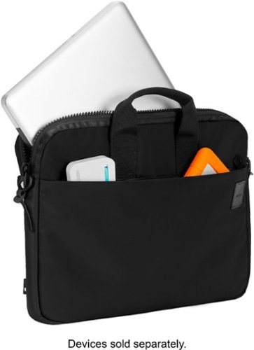 Incase Compass Brief Case for 13.3 Apple MacBook Air and MacBook Pro - Black WORLDWIDE DELIVERY