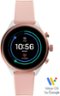 Fossil - Sport Smartwatch 41mm Aluminum - Blush with Blush Silicone Band-Front_Standard 
