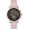 Michael Kors - Access Runway Smartwatch 41mm Stainless Steel - Silver / Rose Gold with Pink Silicone Band-Angle_Standard