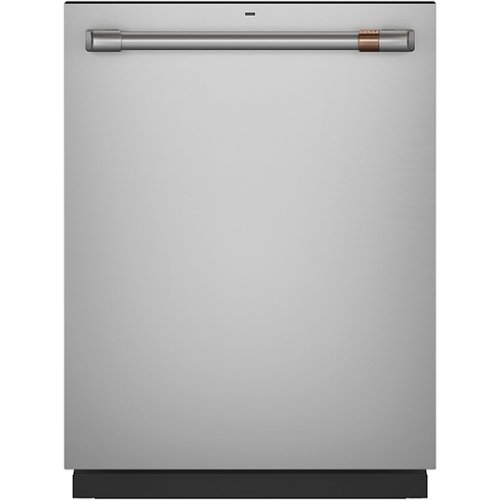 "CafÃ© - 24"" Top Control Tall Tub Built-In Dishwasher with Stainless Steel Tub, Customizable - Stainless Steel"