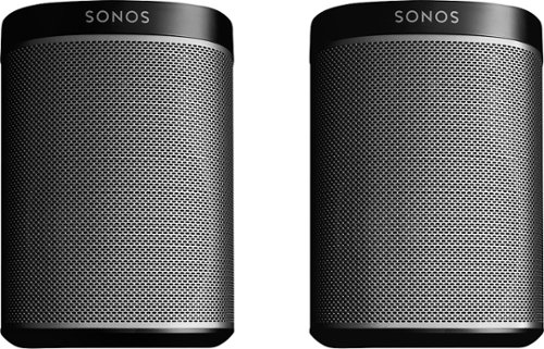  SONOS - PLAY:1 2-Room Wireless Speaker Starter Set (Pair) - Black