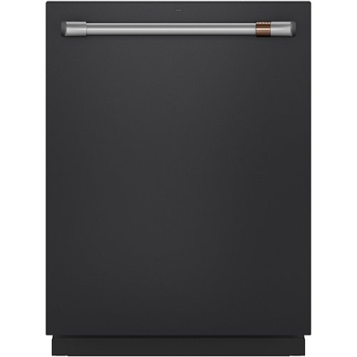 Café - 24" Top Control Tall Tub Built-In Dishwasher with Stainless Steel Tub - Matte black