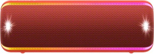 Sony - SRS-XB32 Portable Bluetooth Speaker - Red-Front_Standard 
