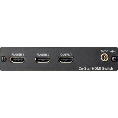 Kaleidescape Co-Star HDMI Switch with 4K and HDR Pass-Through - Black WORLDWIDE DELIVERY