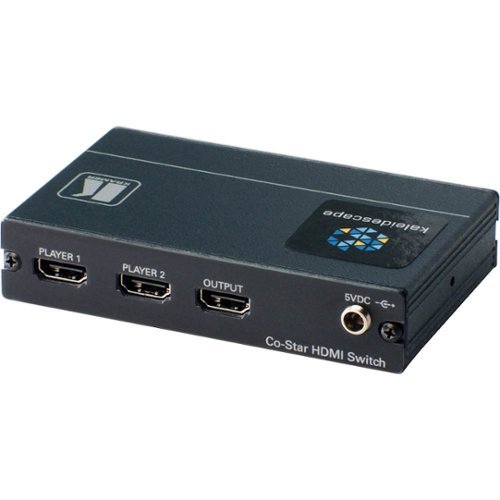 Kaleidescape Co-Star HDMI Switch with 4K and HDR Pass-Through - Black GLOBAL SHIPPING