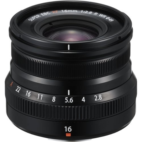 Fujifilm - XF 16mm f/2.8 R WR Wide-Angle Lens - Black
