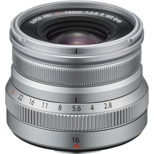 Fujinon - XF 16mm f/2.8 R WR Wide-Angle Lens for Fujifilm X Series X-A1 - Silver
