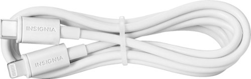 Insignia™ 4' USB-C to Lightning Cable - White WORLDWIDE DELIVERY