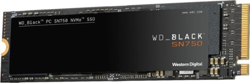 WD BLACK SN750 1TB Internal Gaming SSD PCIe Gen 3 x4 NVMe