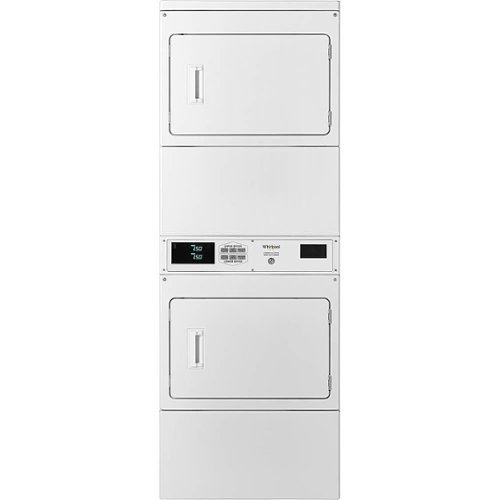 Whirlpool - 7.4 Cu. Ft. Electric Dryer with Space Saving Design - White
