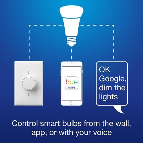 Lutron Aurora Smart Bulb Dimmer Switch for Philips Hue Smart Bulbs - White BUY ONLINE