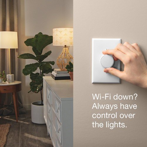 Lutron Aurora Smart Bulb Dimmer Switch for Philips Hue Smart Bulbs - White WHERE TO BUY