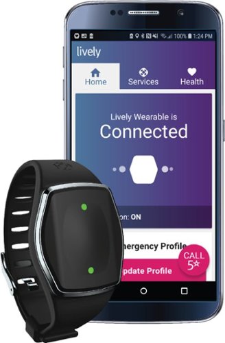 Lively™ Lively Wearable2 Mobile Medical Alert Plus Step Tracker - Black HOW TO BUY