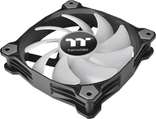 Thermaltake - Pure Plus 12 LED RGB Ventilador de radiador TT Premium Edition Kit de ventilador de refrigeración de caja de 120 mm con iluminación RGB (paquete de 3) - Negro