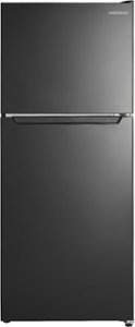 Insignia™ - 10.5 Cu. Ft. Top-Freezer Refrigerator - Black - Front_Standard