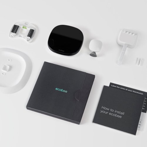 ecobee Smart Thermostat with Voice Control - Black WORLDWIDE DELIVERY