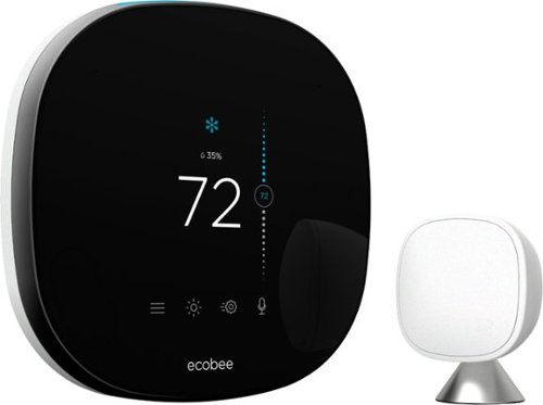 ecobee Smart Thermostat with Voice Control - Black WHERE TO BUY