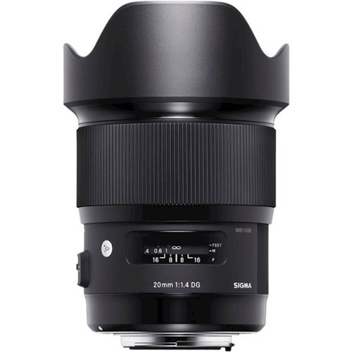 Sigma - 20mm f/1.4 DG HSM Wide-Angle Lens for Canon EF - Black