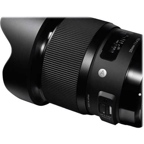 Sigma 20mm f/1.4 DG HSM Wide-Angle Lens for Canon EF - Black GLOBAL SHIPPING
