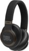 JBL - LIVE 650BTNC Wireless Noise Cancelling Over-the-Ear Headphones - Black-Front_Standard