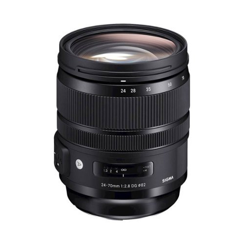 Sigma - Art 24-70mm f/2.8 DG OS HSM Optical Zoom Lens for Canon EF - Black