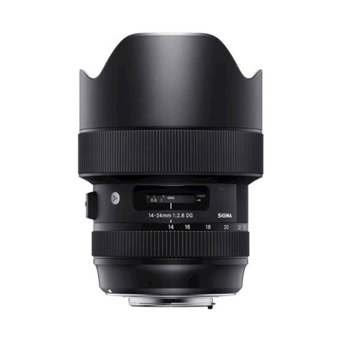 Sigma - Art 14-24mm f/2.8 DG HSM Wide-Angle Zoom Lens for Canon EF - Black