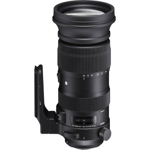 Sigma - 60-600mm f/4.5-6.3 DG OS HSM Optical Telephoto Zoom Lens for Canon EF - Black