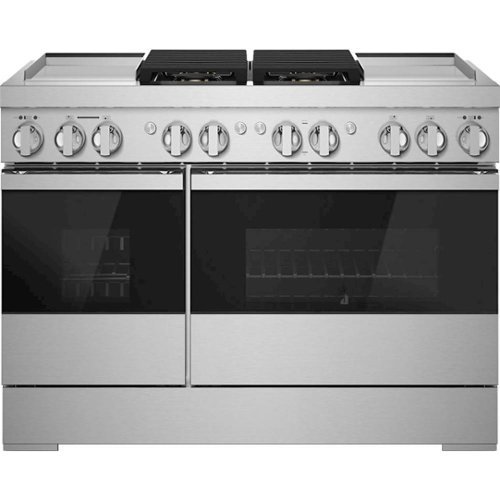 JennAir - NOIR 6.3 Cu. Ft. Self-Cleaning Freestanding Dual Fuel Convection Range - Silver