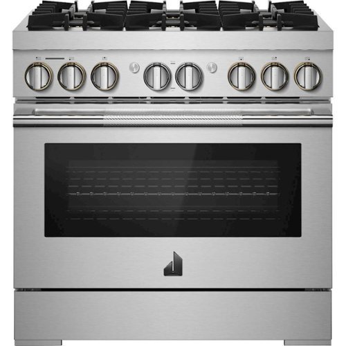 JennAir - RISE 5.1 Cu. Ft. Self-Cleaning Freestanding Dual Fuel Convection Range - Stainless Steel