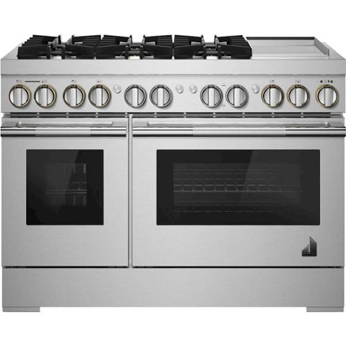 JennAir - RISE 6.3 Cu. Ft. Self-Cleaning Freestanding Dual Fuel Convection Range - Stainless Steel