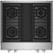 JennAir - NOIR 30" Built-In Gas Cooktop - Floating Glass Black-Front_Standard
